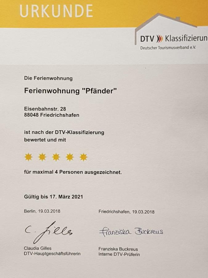 FDH Ferienwohnung Pfaender מראה חיצוני תמונה